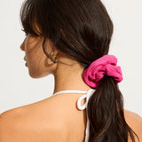 Sea Dive Scrunchy 2 Pack - Fuchsia Rose and Black - Simply Beach UK