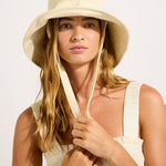 Tie Up Bucket Hat - Sand - Simply Beach UK