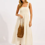 Beaded Tote Bag - Brown - Simply Beach UK