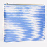 Stripe Neoprene Bag - Haze Blue