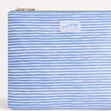 Stripe Neoprene Bag - Haze Blue