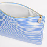 Stripe Neoprene Bag - Haze Blue