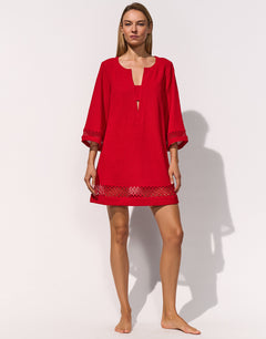 Maryan Mehlhorn Midi Tunic - Rouge - Simply Beach UK