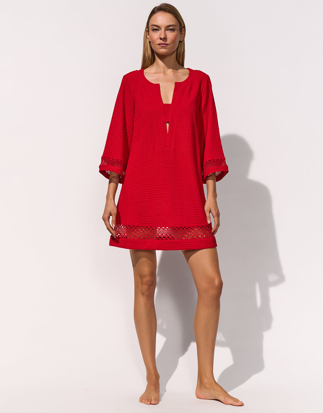 Midi Tunic - Rouge - Simply Beach UK