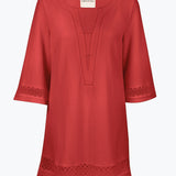 Midi Tunic - Rouge - Simply Beach UK