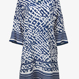 Modern Marina Tunic - White Navy - Simply Beach UK