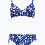 Charmline Aegean Spirit Underwired Bikini Set - Azure White - Simply Beach UK