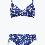 Charmline Aegean Spirit Underwired Bikini Set - Azure White - Simply Beach UK