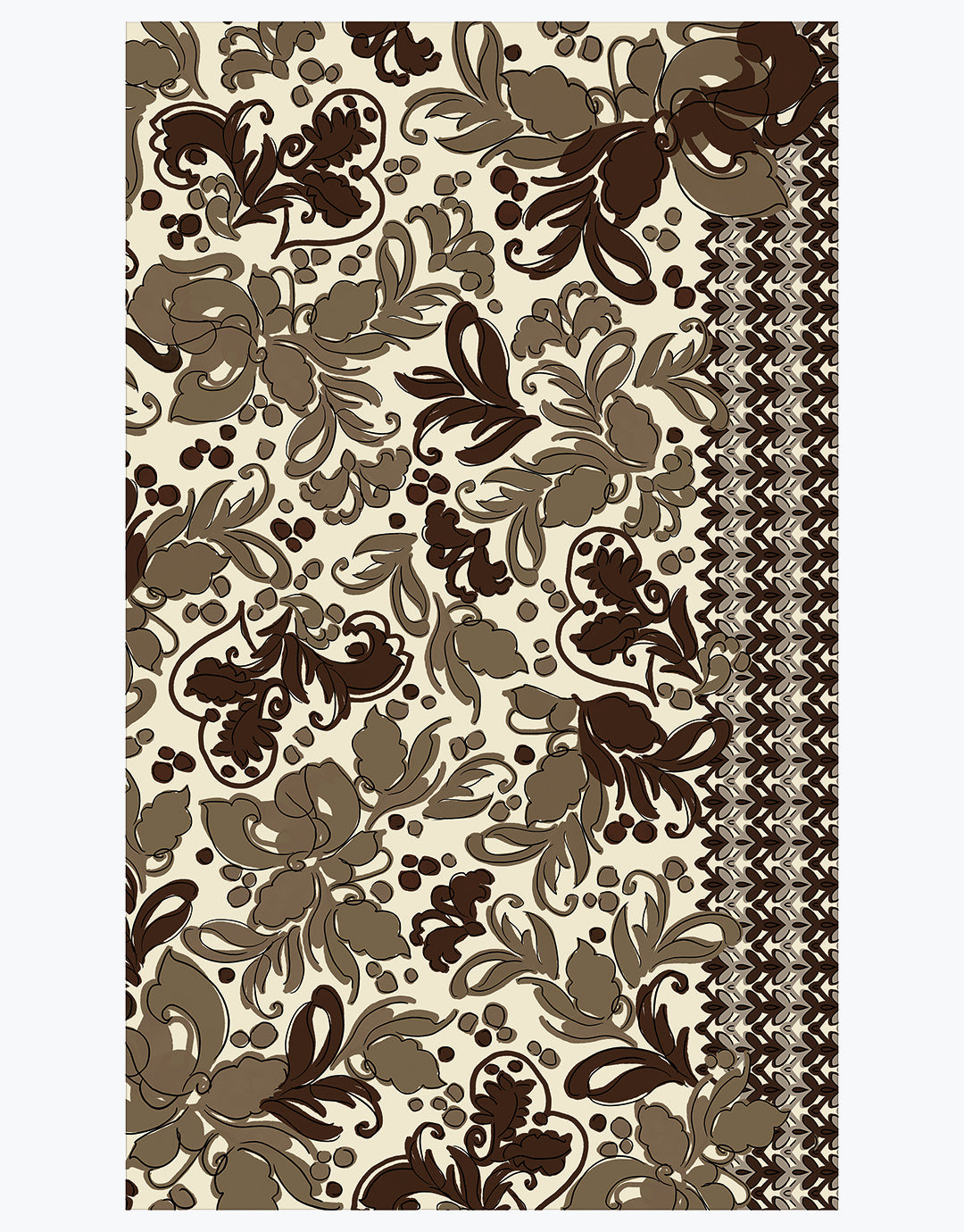 Charmline Ornament Grace Pareo - Cream Olive - Simply Beach UK