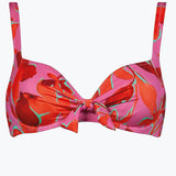 Lidea Fused Florals Underwired Bikini Top - Pink Fusion - Simply Beach UK