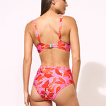 Lidea Fused Florals Underwired Bikini Top - Pink Fusion - Simply Beach UK