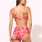 Lidea Fused Florals Underwired Bikini Top - Pink Fusion - Simply Beach UK