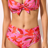 Lidea Fused Florals Underwired Bikini Top - Pink Fusion - Simply Beach UK