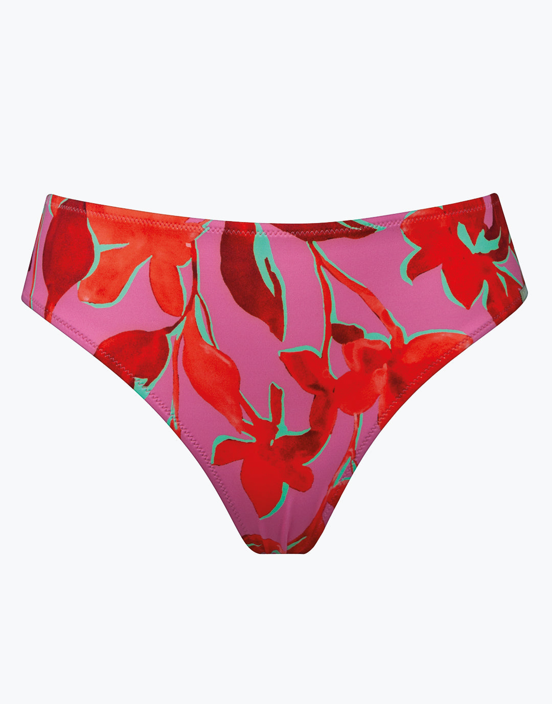 Lidea Fused Florals Bikini Pant - Pink Fusion - Simply Beach UK