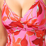 Lidea Fused Florals Swimsuit - Pink Fusion - Simply Beach UK
