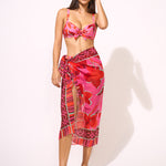 Lidea Fused Florals Pareo - Pink Fusion - Simply Beach UK
