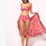 Lidea Fused Florals Pareo - Pink Fusion - Simply Beach UK