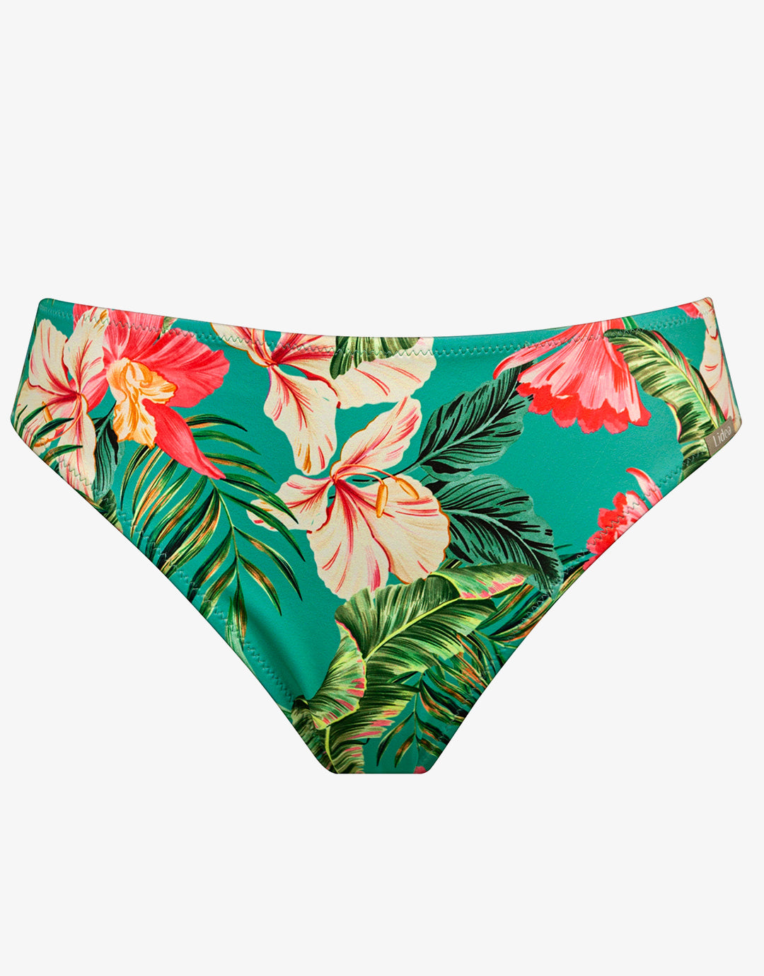 Tropic Joy Bikini Pant - Hibiscus Verde - Simply Beach UK