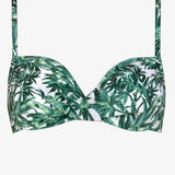 Palmette Underwired Bikini Top - Jungle Veil