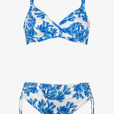 Seaside Breeze Underwired Bikini Set - Blue Reef