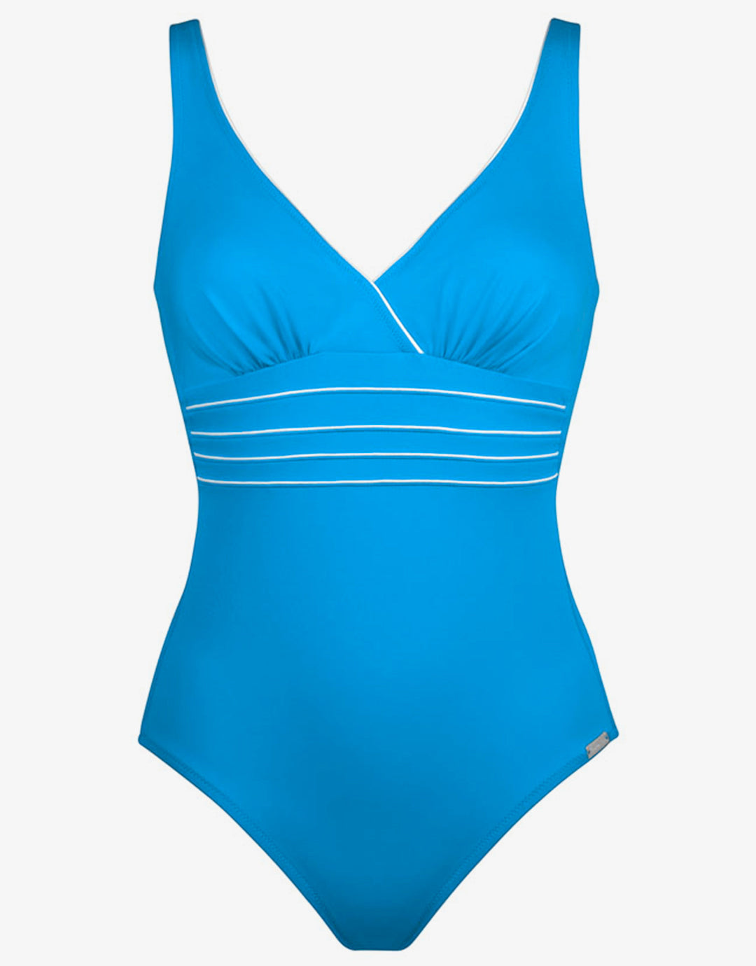 Parrot Bay Swimsuit - Aqua White - Simply Beach UK
