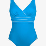 Parrot Bay Swimsuit - Aqua White - Simply Beach UK