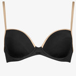 Pura Underwired Bikini Top - Black Camel - Simply Beach UK