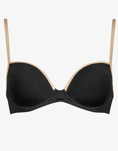 Pura Underwired Bikini Top - Black Camel - Simply Beach UK