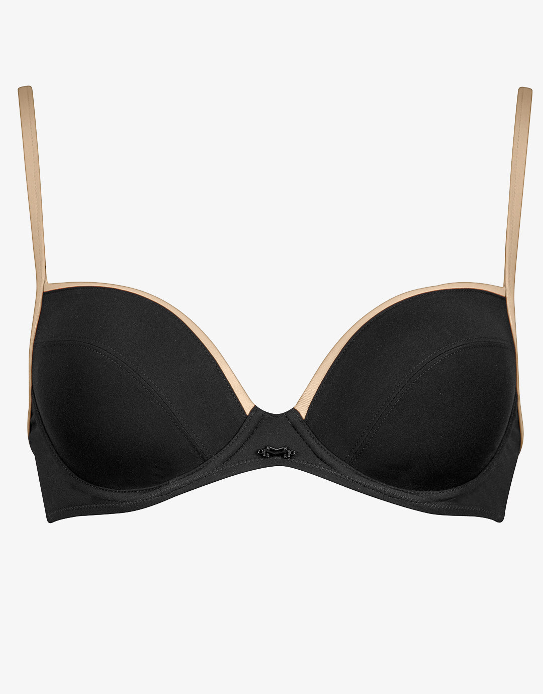 Pura Underwired Bikini Top - Black Camel - Simply Beach UK