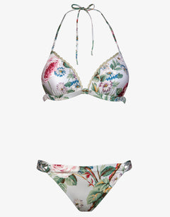 Liaison Triangle Bikini Set - Silver Rose - Simply Beach UK