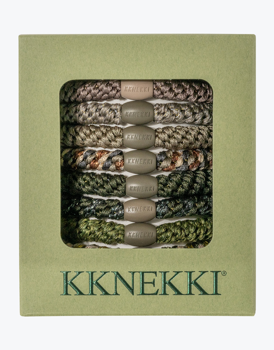 Original Hair Tie - Grass Green Bubblegum Stripe