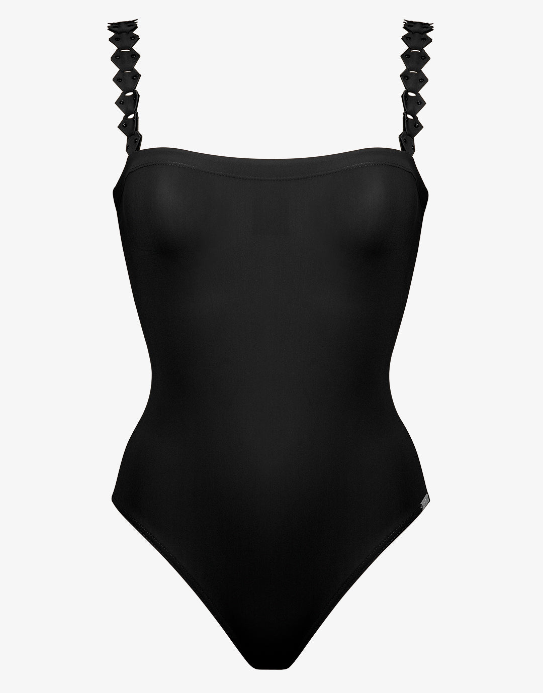 Softline Bandeau Swimsuit - Black - Simply Beach UK