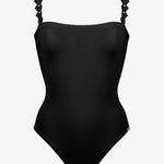 Softline Bandeau Swimsuit - Black - Simply Beach UK