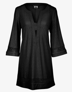 Midi Tunic - Black - Simply Beach UK