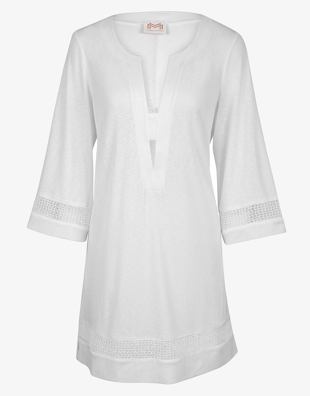 Midi Tunic - Silk White - Simply Beach UK