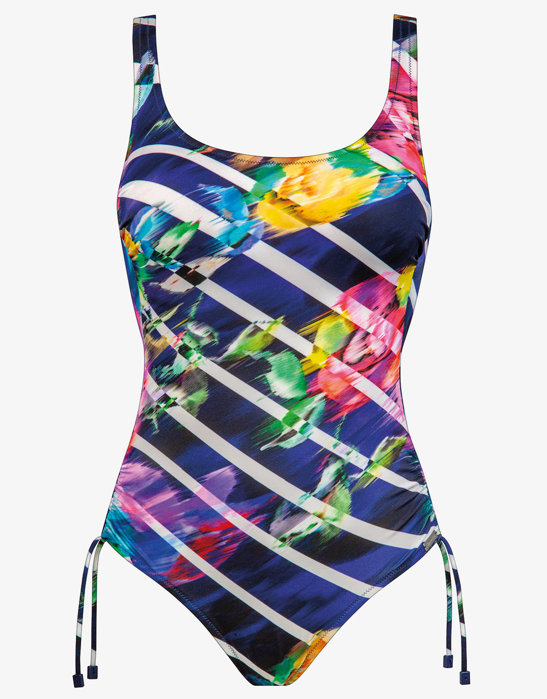 Flower Glow Adjustable Swimsuit - Maritim Neon - Simply Beach UK