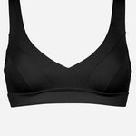 Eco Shape Bralette Crop Bikini Top - Black - Simply Beach UK