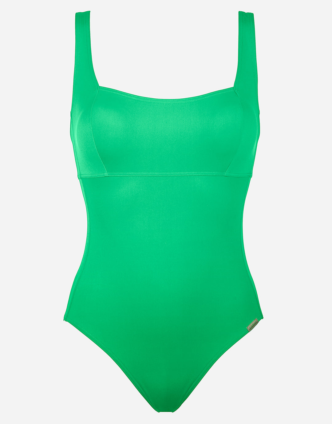 Eco Shape Square Neck Swimsuit - Lush Lime - Simply Beach UK