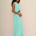 Pitusa Areia Knit Top - Aqua - Simply Beach UK