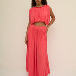Areia Knit Top - Coral - Simply Beach UK