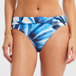 Azura Bikini Pant - Blue and White - Simply Beach UK