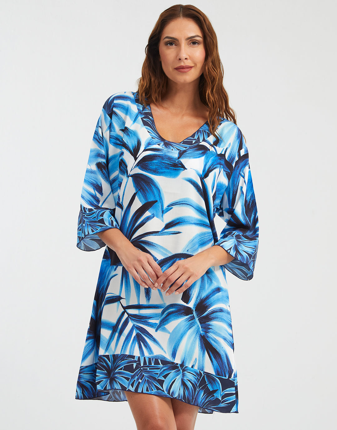Azura Dress - Blue and White - Simply Beach UK