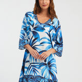 Azura Dress - Blue and White - Simply Beach UK