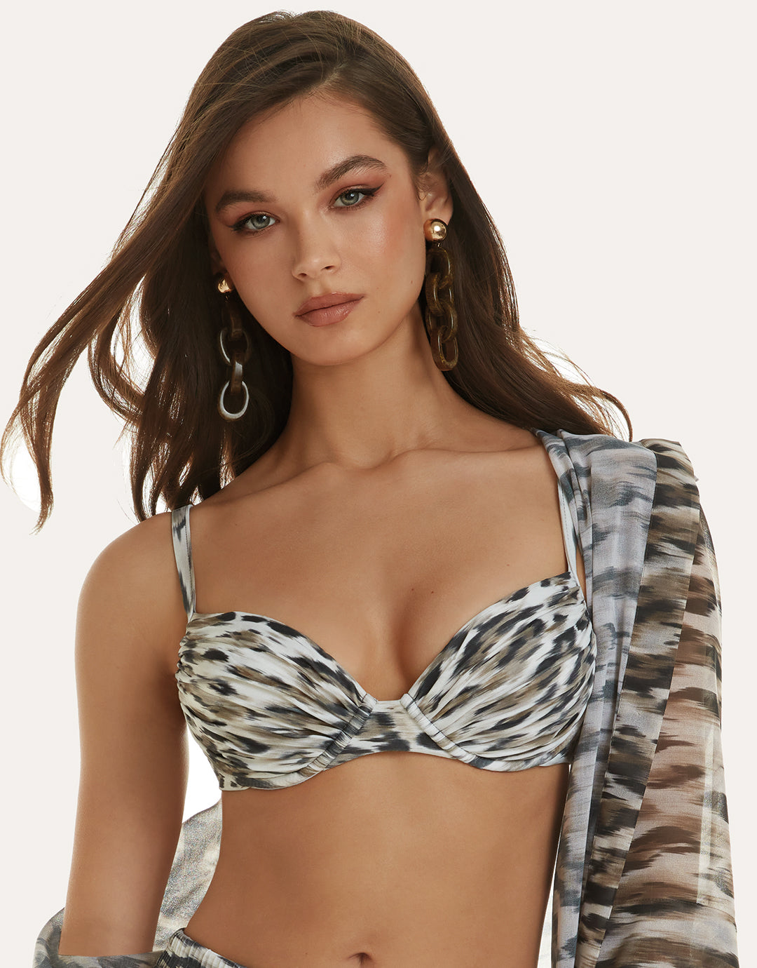 Africa Underwired Bikini Set - Animal - Simply Beach UK