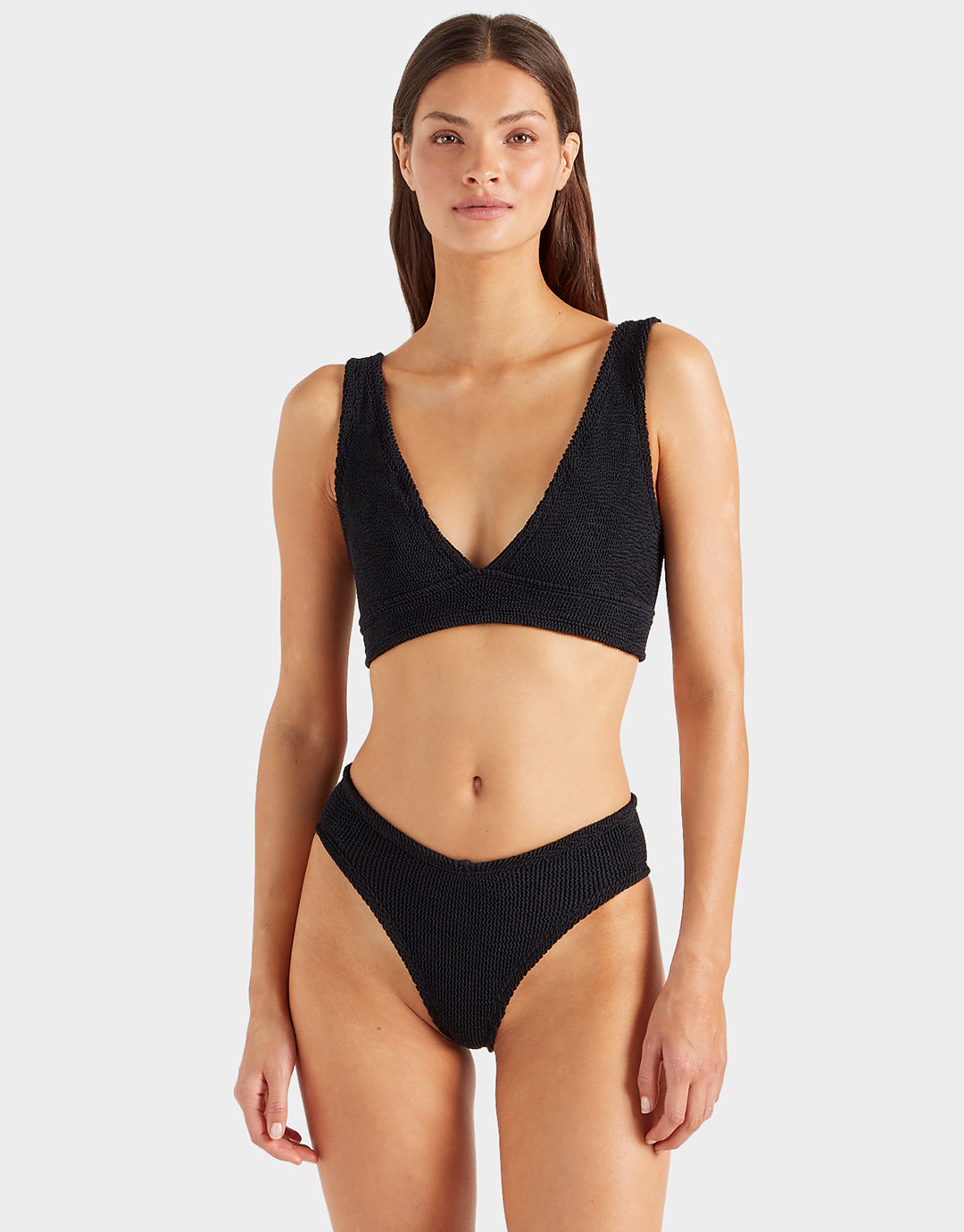 Hunza G Angel Bikini Set - Black - Simply Beach UK