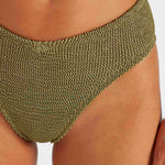 Hunza G Angel Bikini Set - Metallic Moss - Simply Beach UK