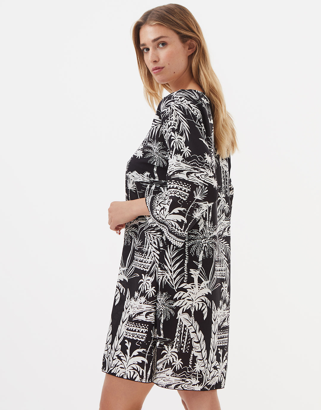 Bahia Beach Dress - Black and White - Simply Beach UK