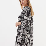 Bahia Beach Dress - Black and White - Simply Beach UK