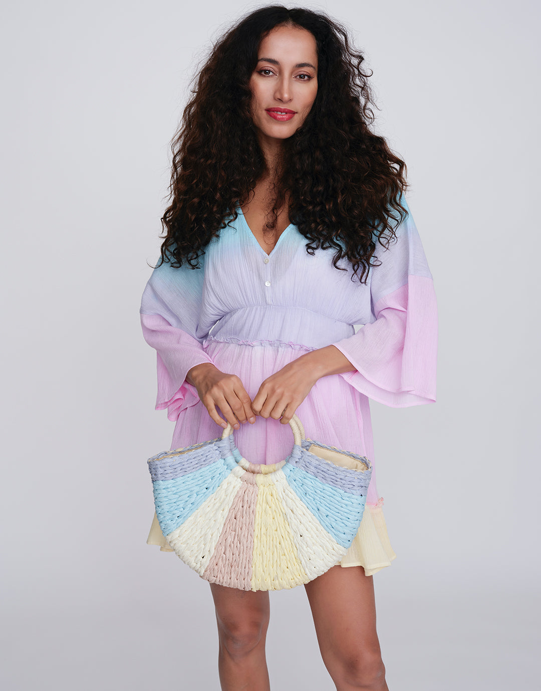 Biarritz Beach Dress - Pastels Biarritz Beach Dress - Pastels