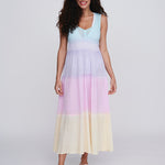 Biarritz Maxi Dress - Pastels - Simply Beach UK